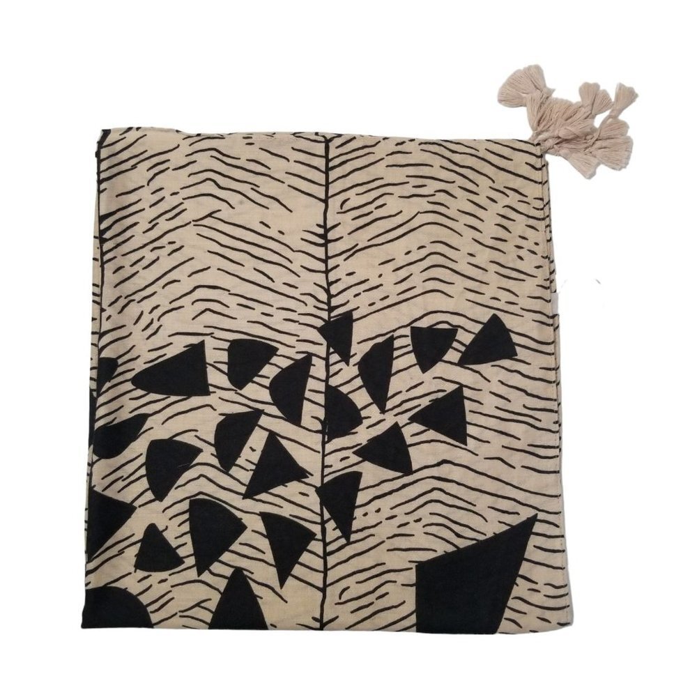 NWT Nadine West Large Scarf Size 6FtX32In Color Beige